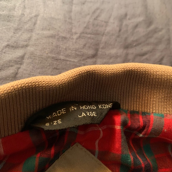 This item is a field & stream tan/plaid windbreaker in a size large for twenty $ - Picture 9 of 12
